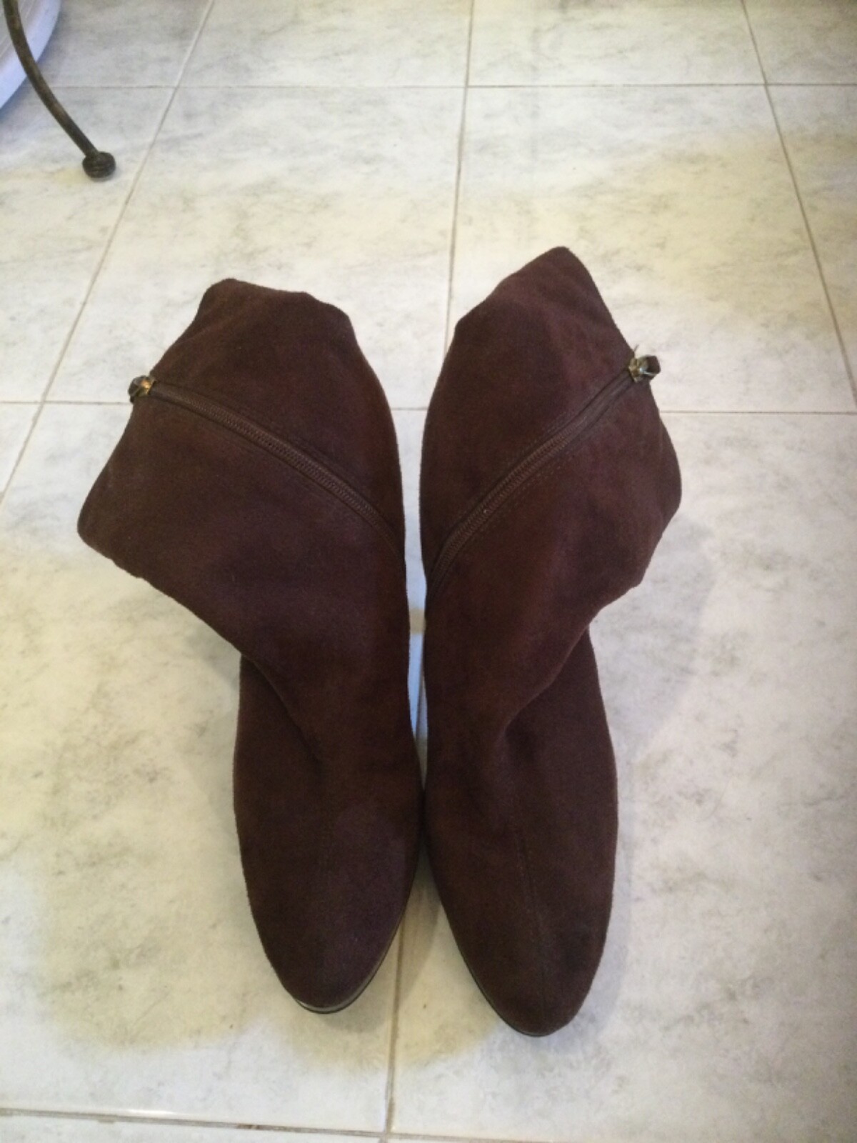 Isaac Mizrahi for Target Brown Ankle Boots Heels Women’s Size 8.5M