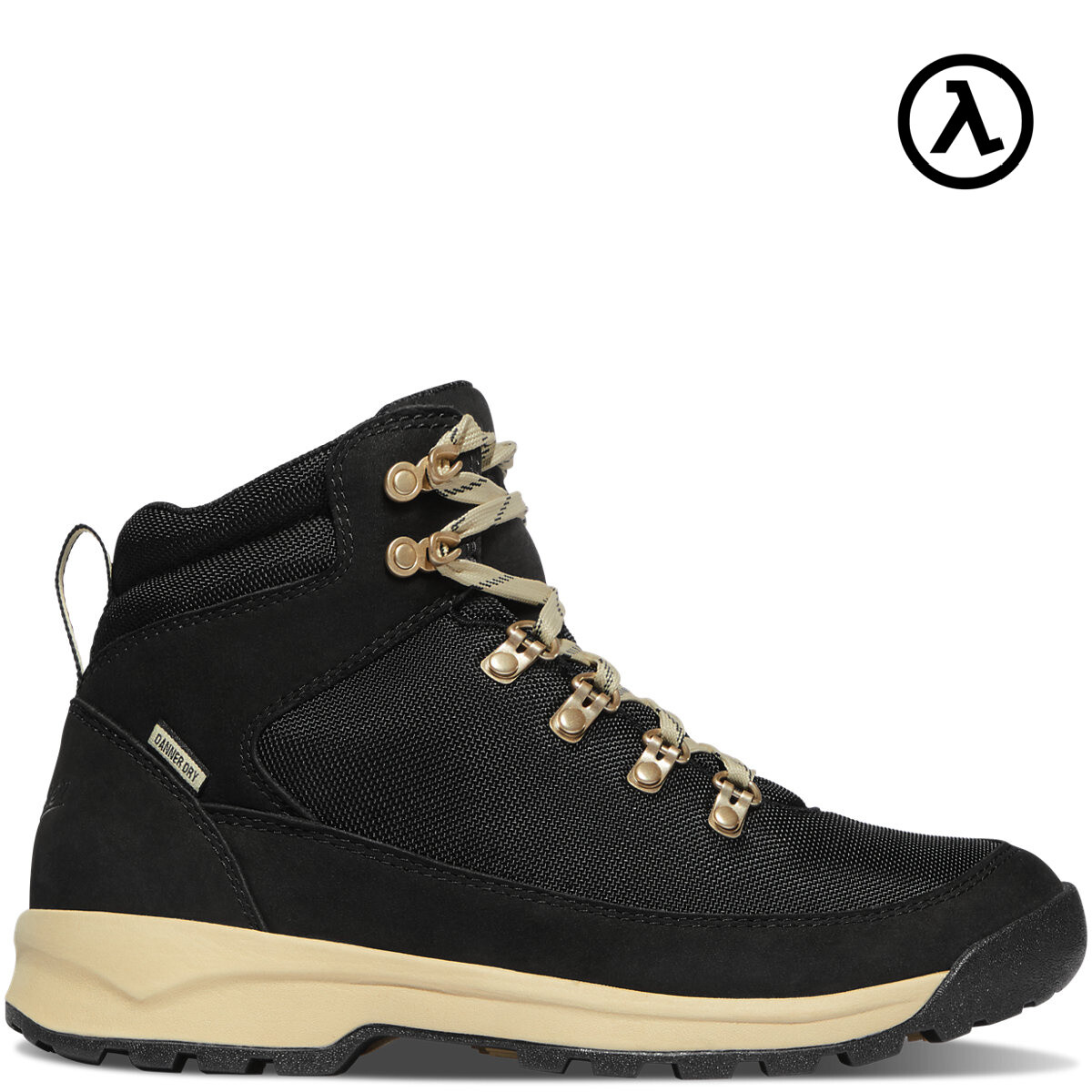 DANNER® ADRIKA WOMEN’S SIZING JET BLACK/MOJAVE HIKE BOOTS 30324 – ALL SIZES -NEW