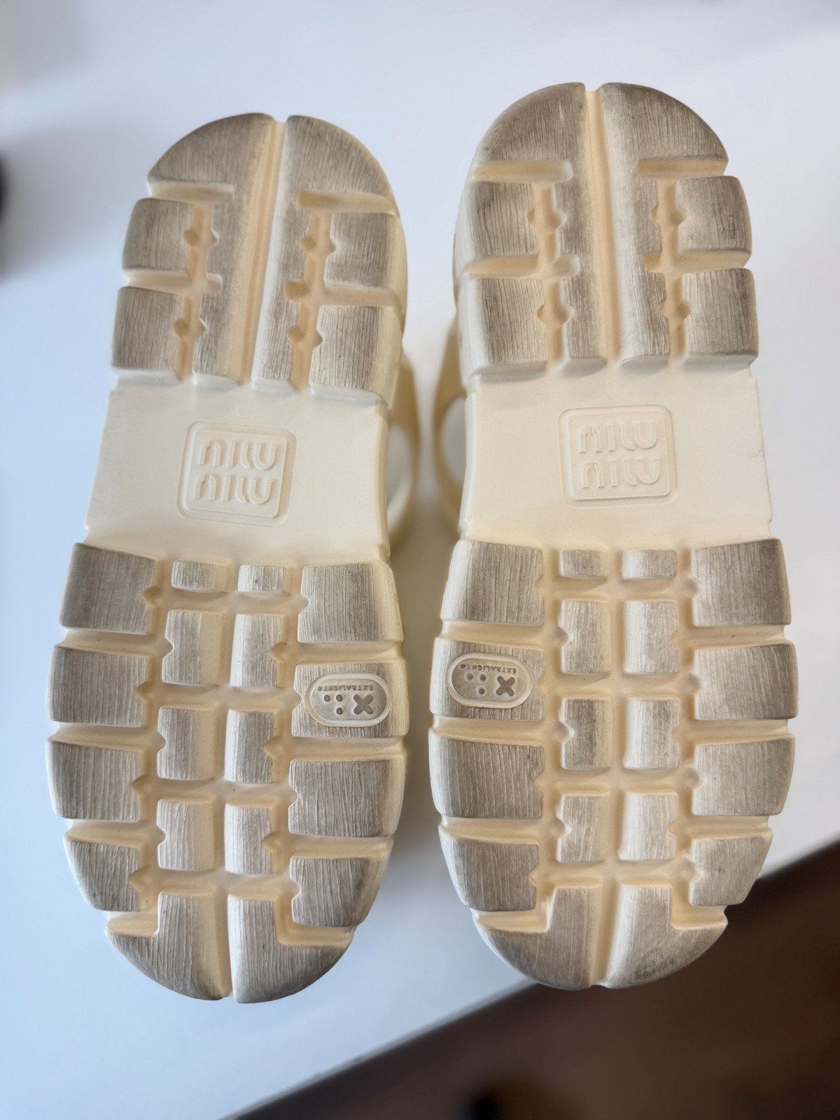 Women’s MIU MIU EVA Platform Cage Sandals. Size: 37 EU.