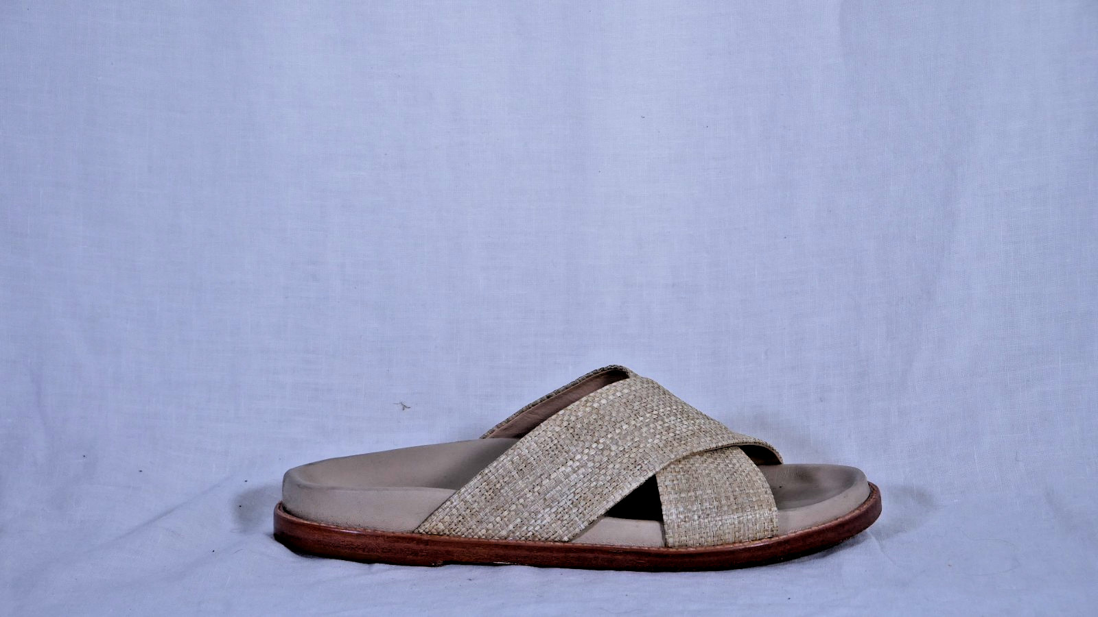 Porte & Paire Straw Slides Size 37.5