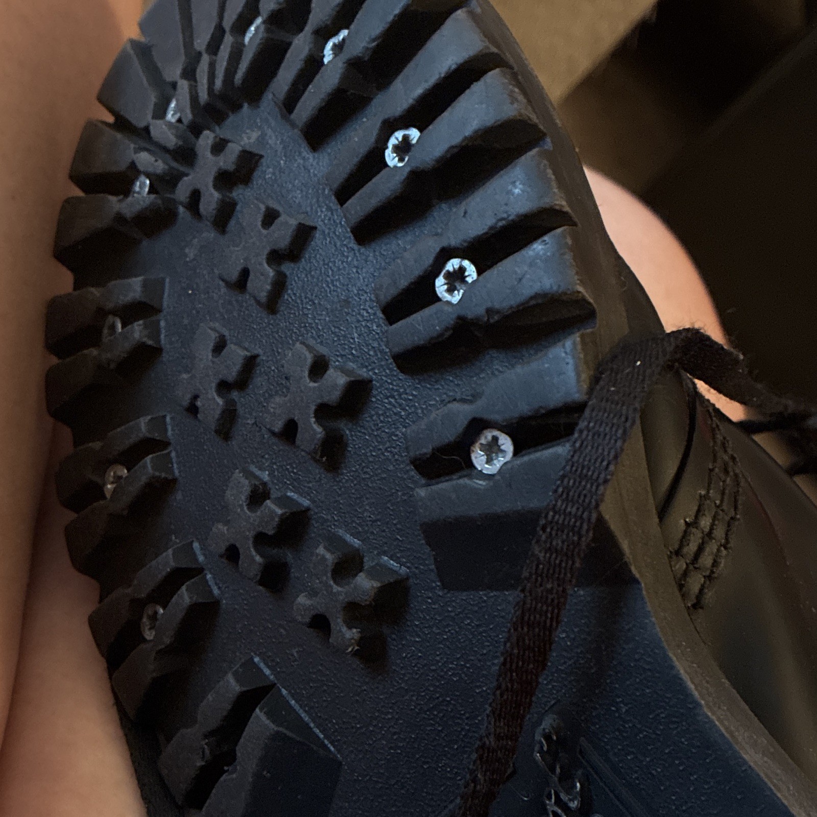 Gripfast Black Knee High Leather Lace-Up Combat steel toes made in England