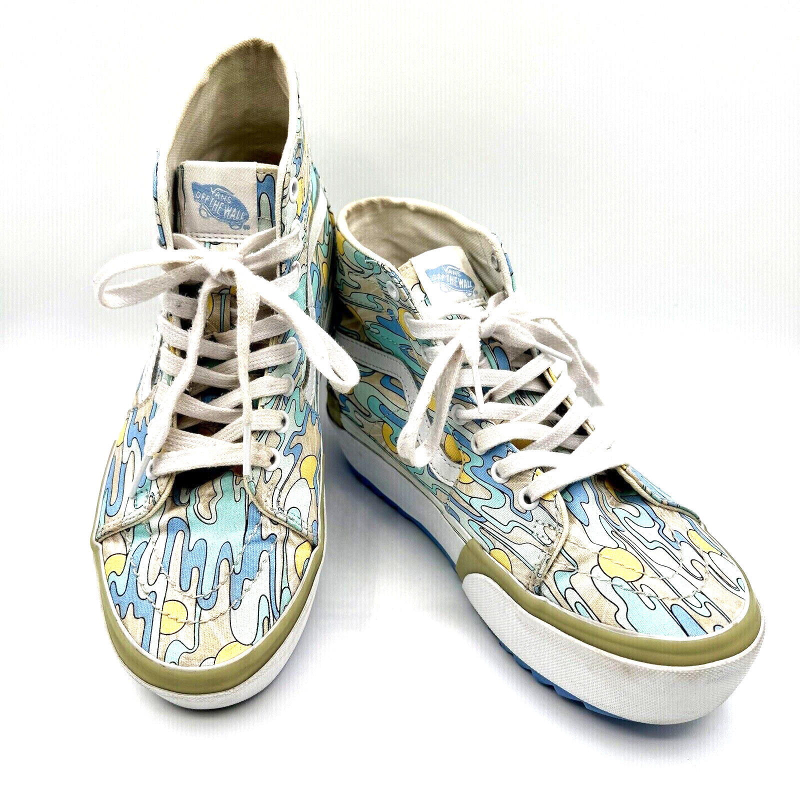 Vans Sk8-Hi Platform UV Ink Sunwaves Canvas Sneaker Size 7 Men’s/Women’s 8 1/2