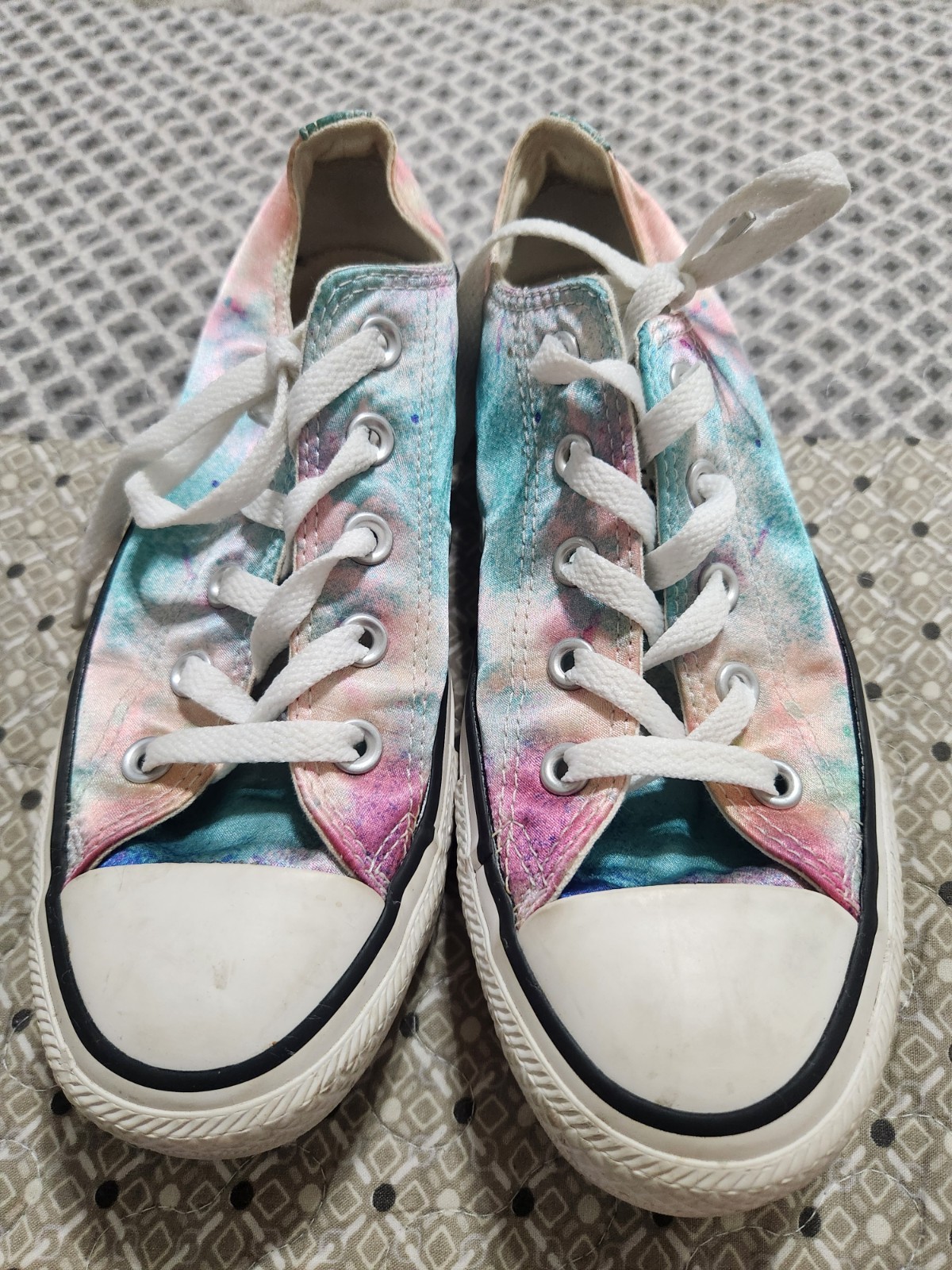 Converse All Star Satin Low Top Shoes Watercolor Pink Unisex M4 / W6 / EU36.5