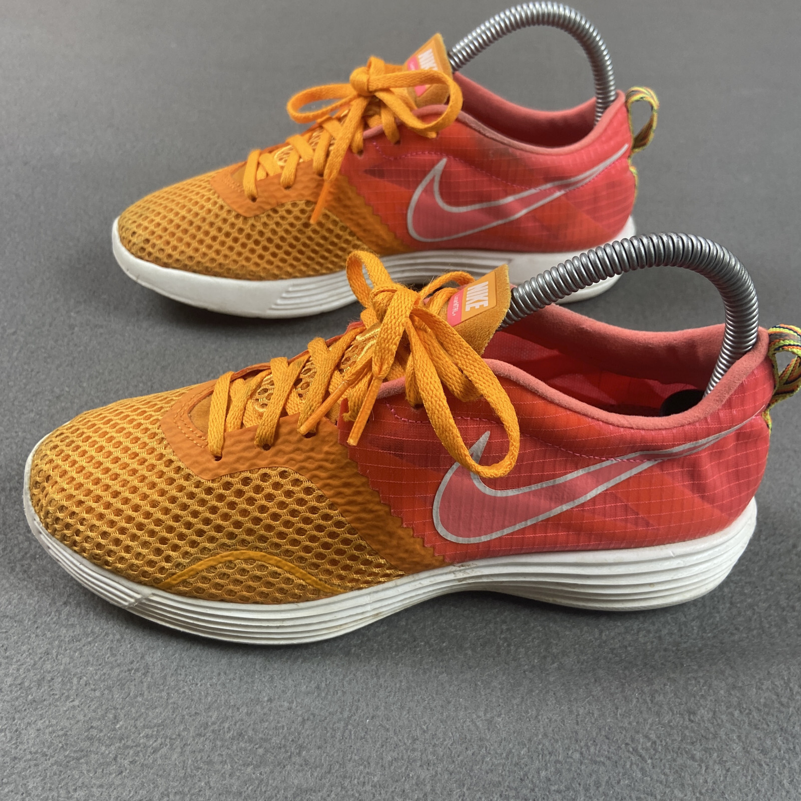 Nike Lunar MTRL Shoes Womens 7 Orange Pink Running Training Sneakers Montreal