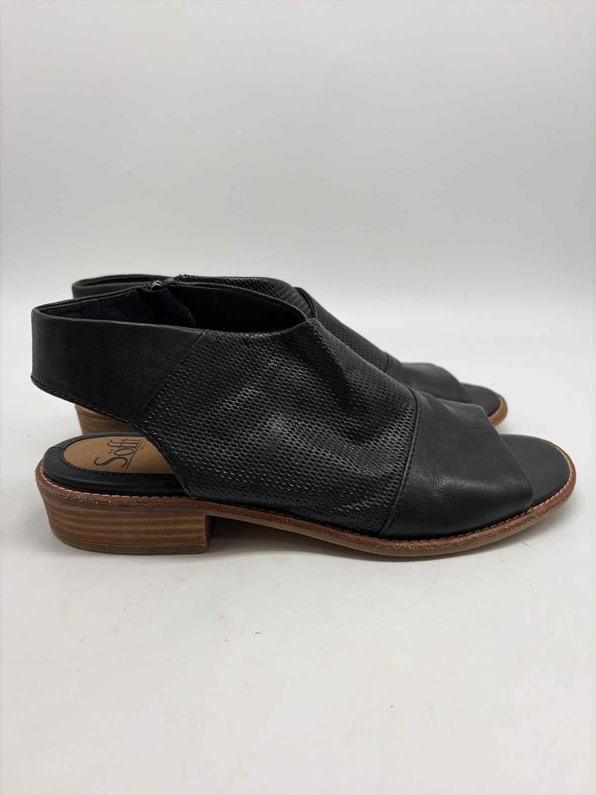 Pre-Owned Sofft Black Size 9.5M Caged Sandals