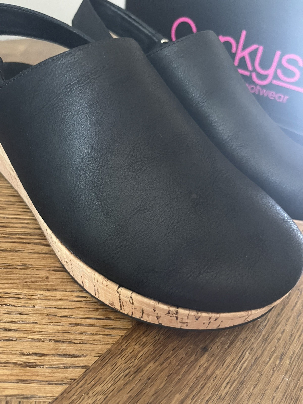 NIB! Corky’s Low Temps Black Clogs – Size 8