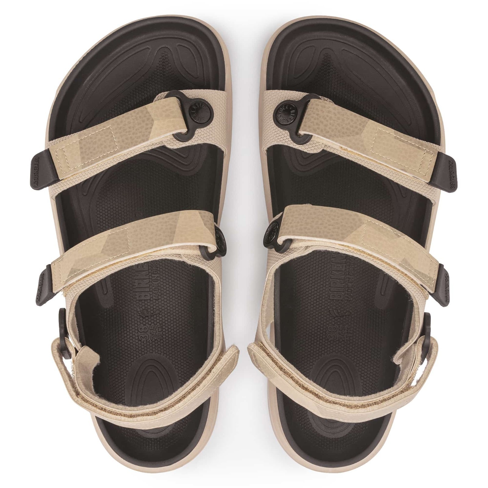 Birkenstock Kalahari futura geometric camo beige EU 38 US 7-7.5 regular/wide