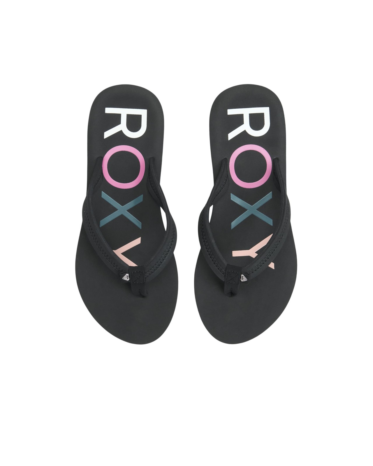 Roxy Women’s Vista Flip Flop Sandals, Black, Size 8