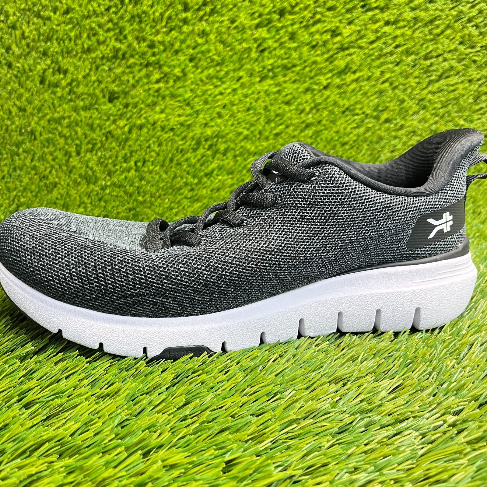 Kuru Flex Via Womens Size 9 Black Gray White Athletic Running Shoes Sneakers