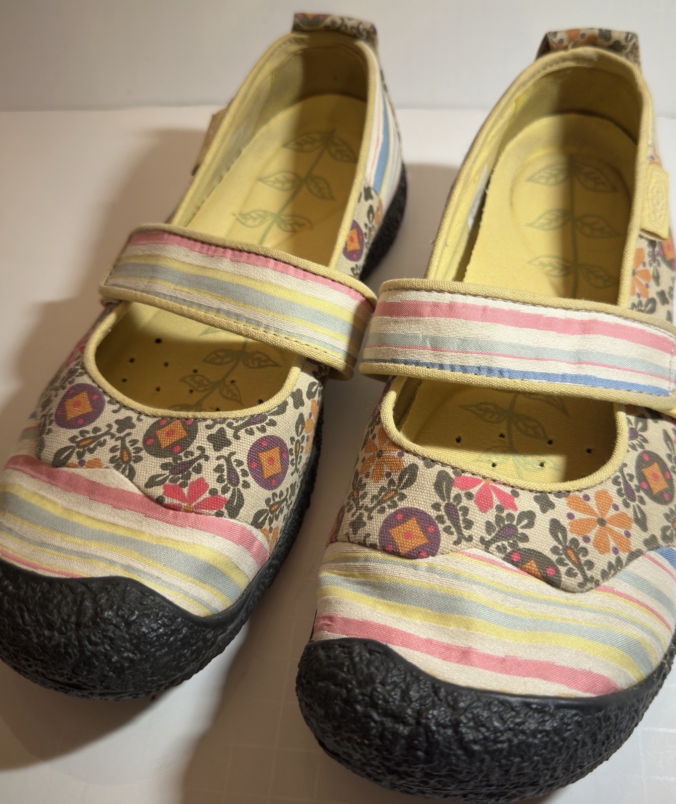 KEEN Sienna Mary Jane Floral Canvas Comfort Shoes Women’s 9.5 EU 40 1005553