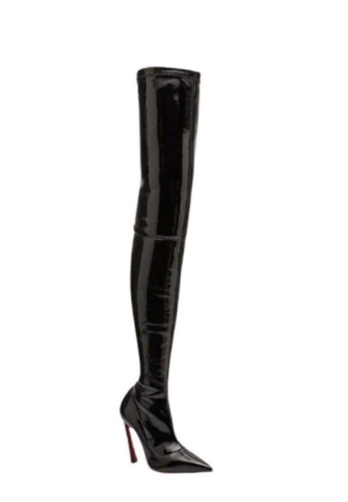 Christian Louboutin CONDORA BOTTA ALTA 100 over the knee boots RETAIL 2995