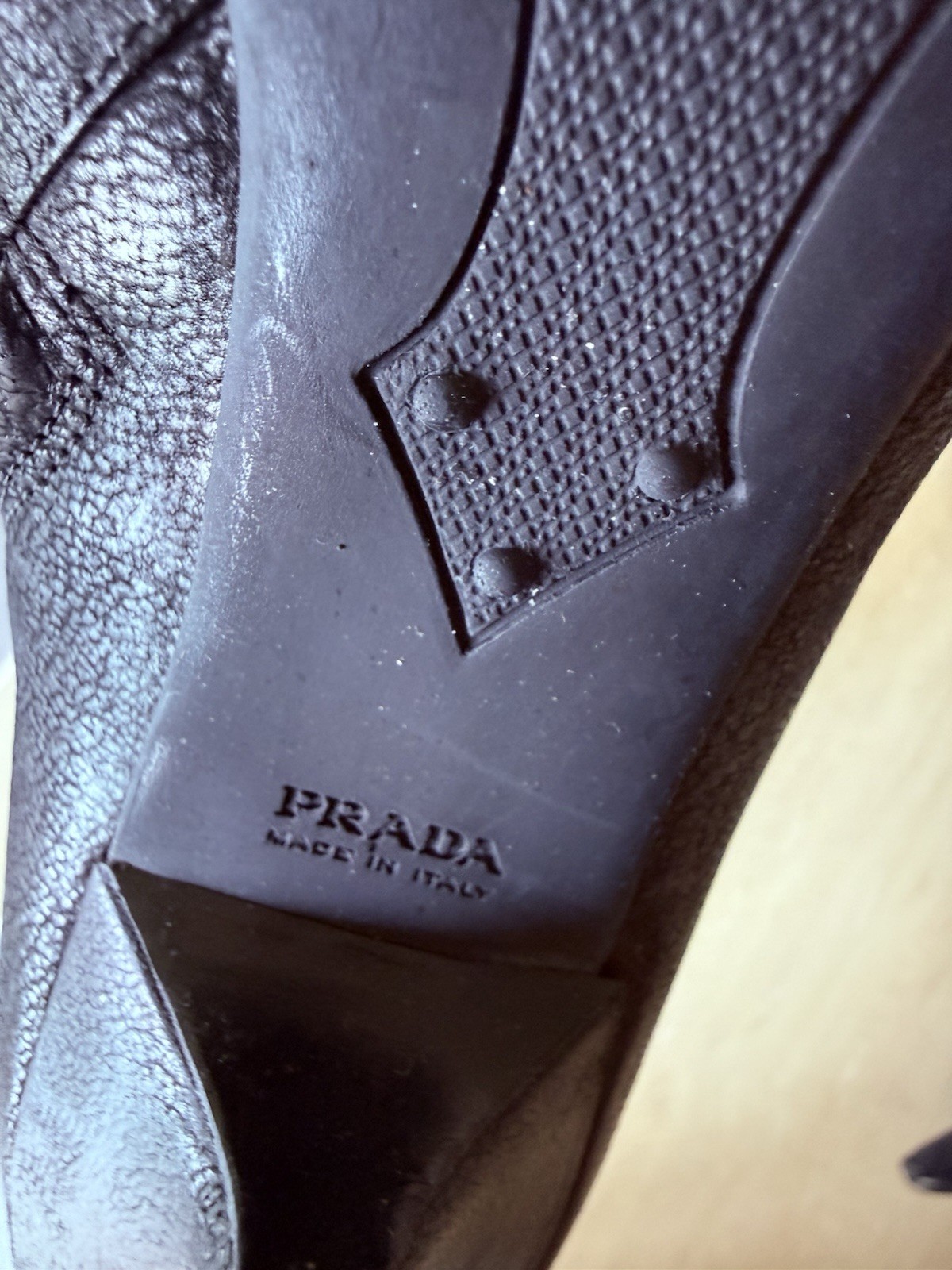 Prada Knee High Boot Size 7