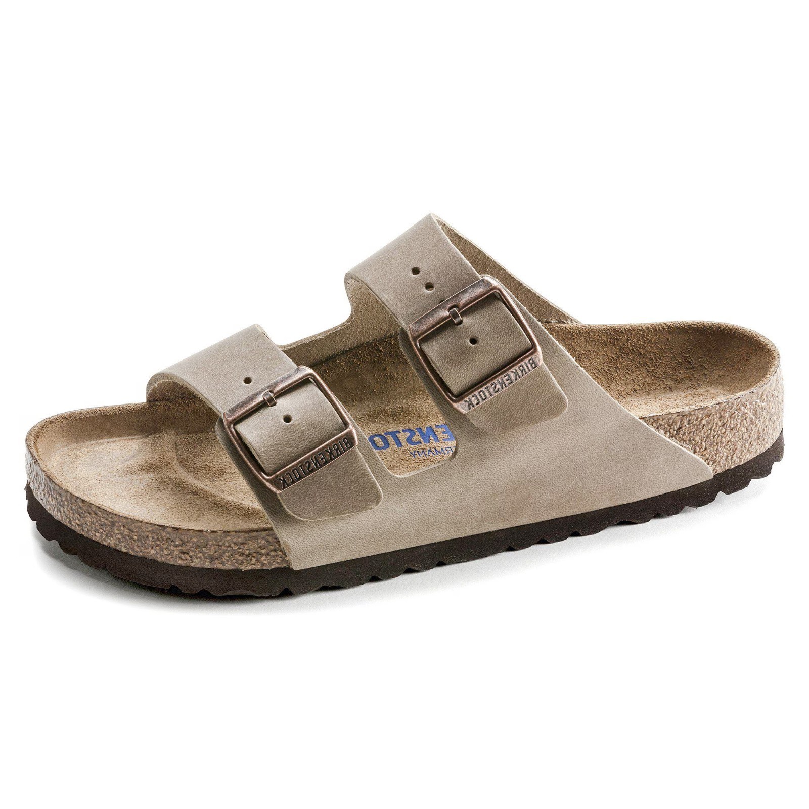 Birkenstock Arizona Tobacco Brown Oiled Leather Unisex Sandals Wide/Narrow