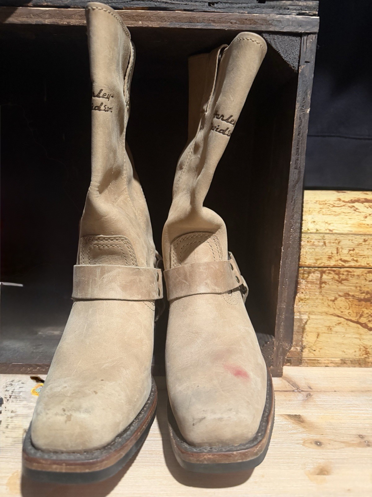 Women’s Harley Davidson Hustin Boots Size 6.5 Worn ONLY A Couple Times! No Box
