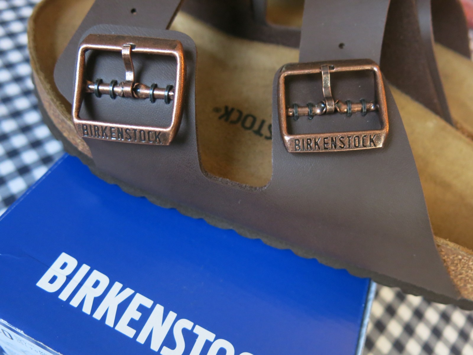 Birkenstock Arizona Birko-Flor® sandals dark brown EU 40 US 9-9.5 regular/wide