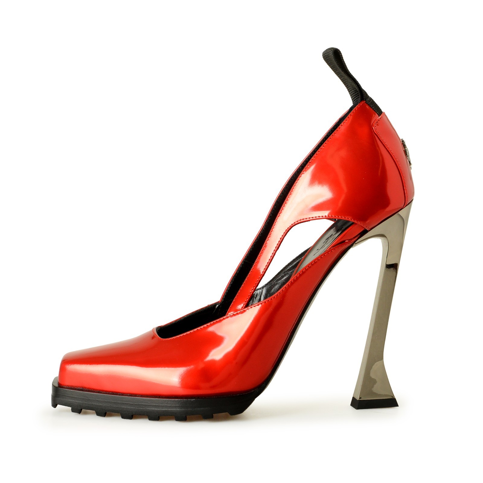 Scuderia Ferrari Women’s Iconology 100% Leather High Heel Pump Shoes US 8 IT 38