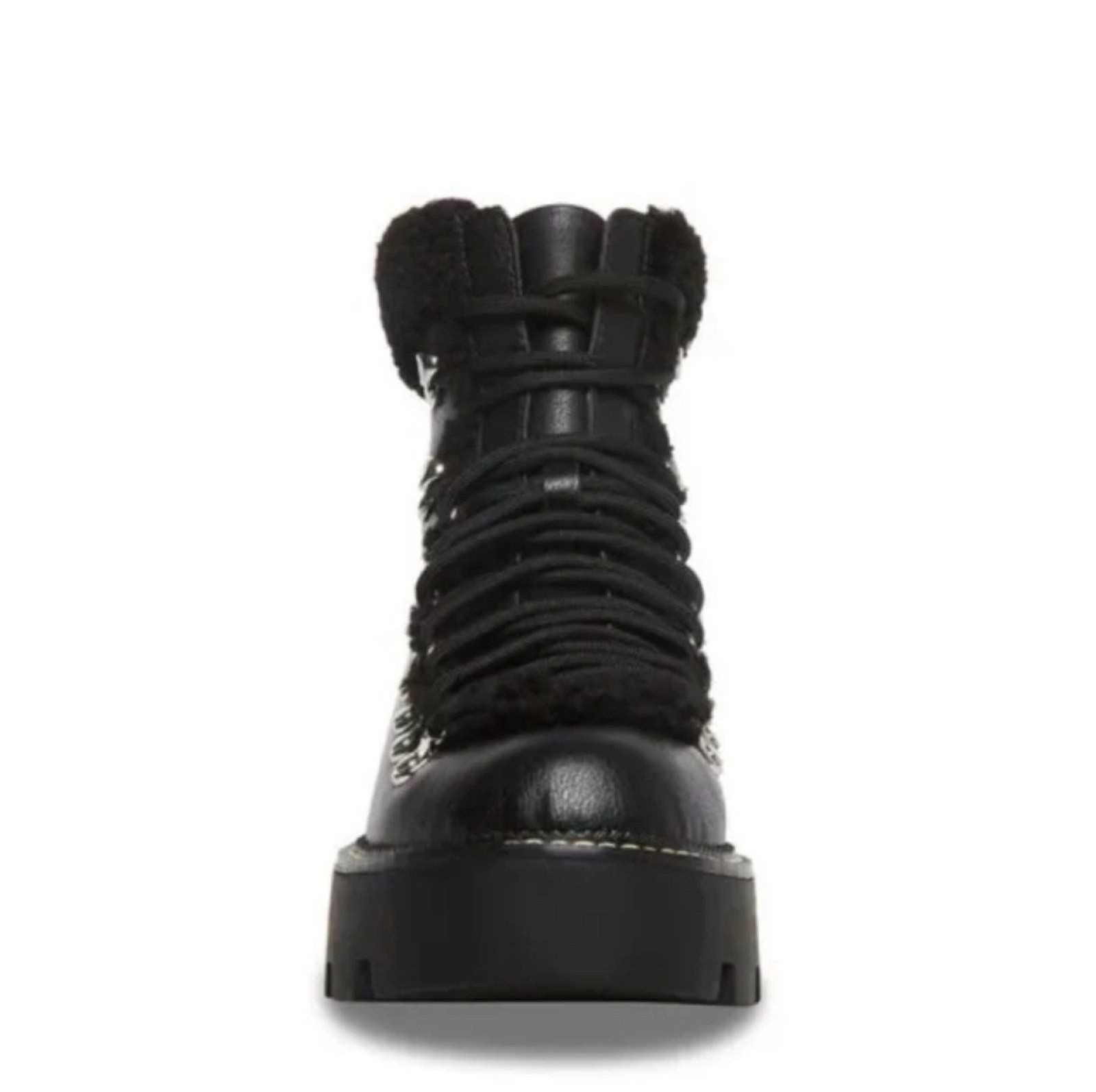Cool Planet By Steve Madden Cyclonee Boot Black Recycled Hiker An.