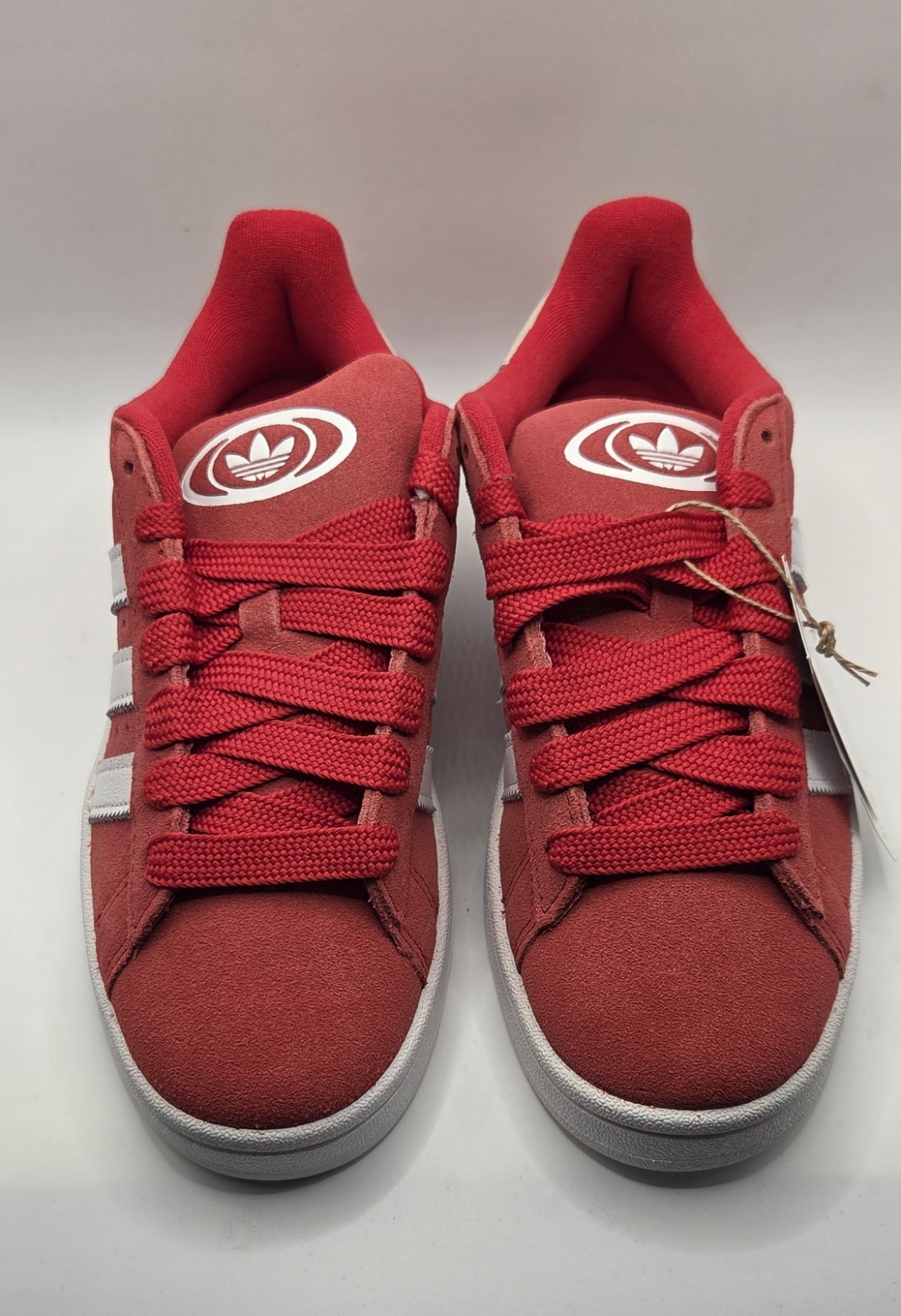 Adidas Campus 00 Red/white/cream Youthe Size 6.5 Womens Size 8