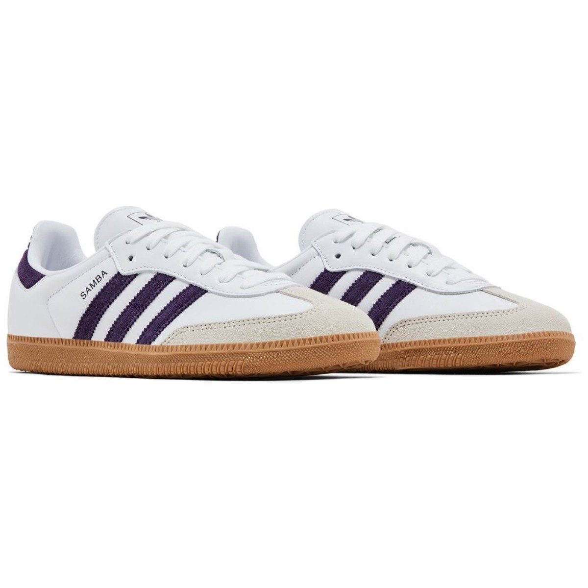 Adidas Samba OG White Alumina Aurora Plum JS1392 Women’s Size New