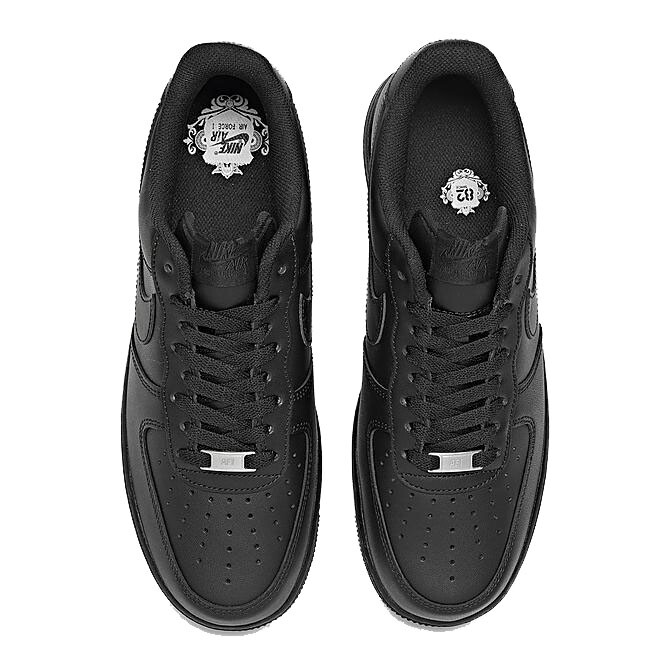 Nike Air Force 1 ’07 Low Triple Men’s Black CW2288-001, Brand New Uni-Sex Shoes