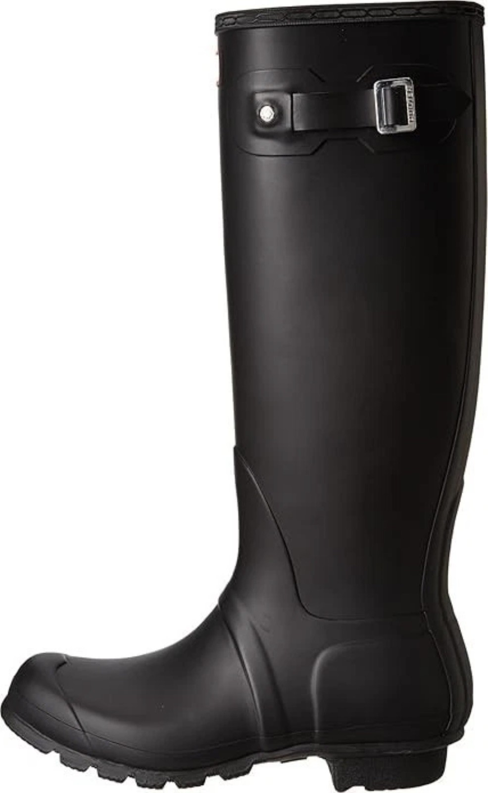 Hunter Women’s Original Tall Waterproof Pull On Rain Boots Black Size 8
