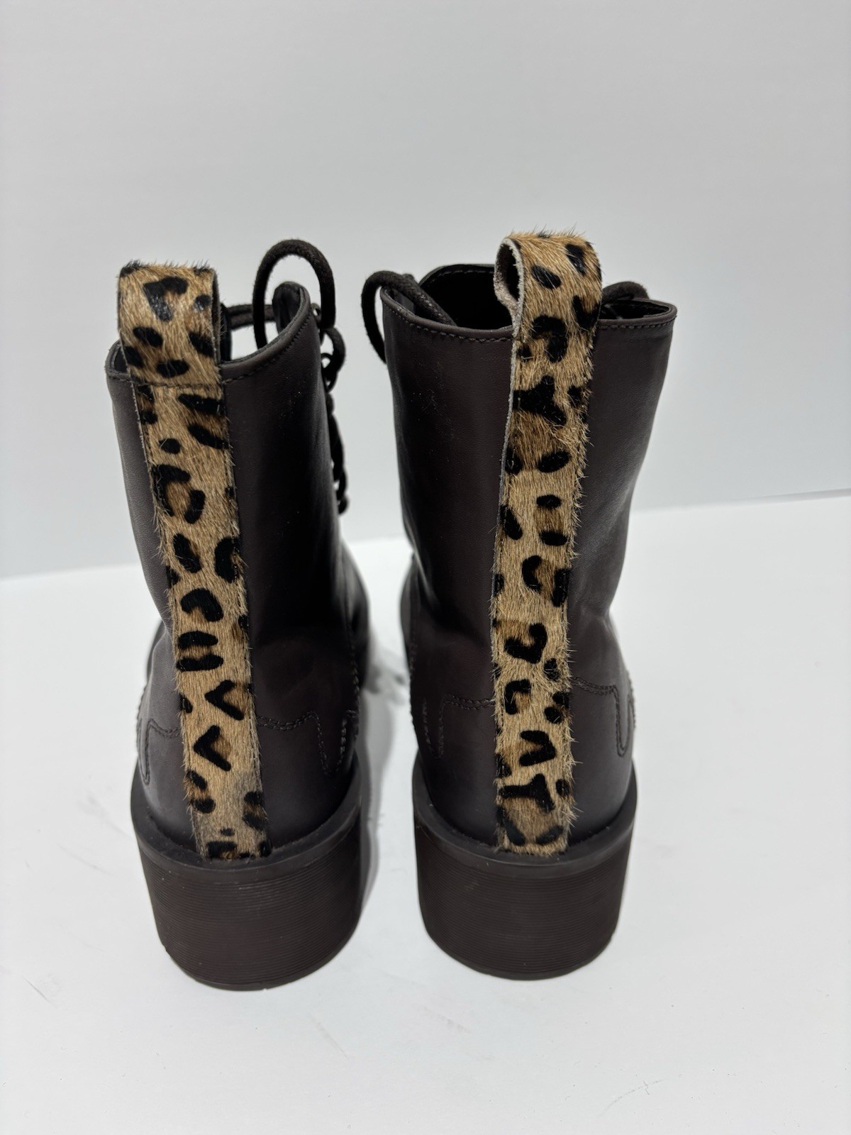 Secret Celebrity Women’s Living It Up Brown Lace-Up Boots, Size 8 M
