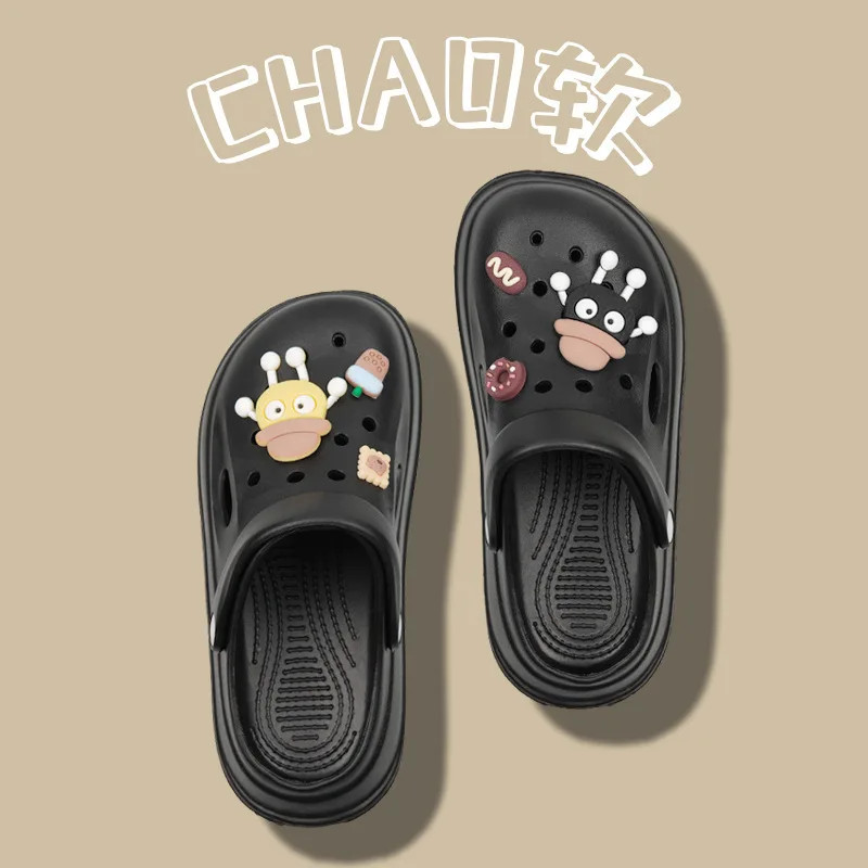 Unisex Thick Bottom Anti-slip Summer Outdoor Sandals Slippers Beach Shoes Breath