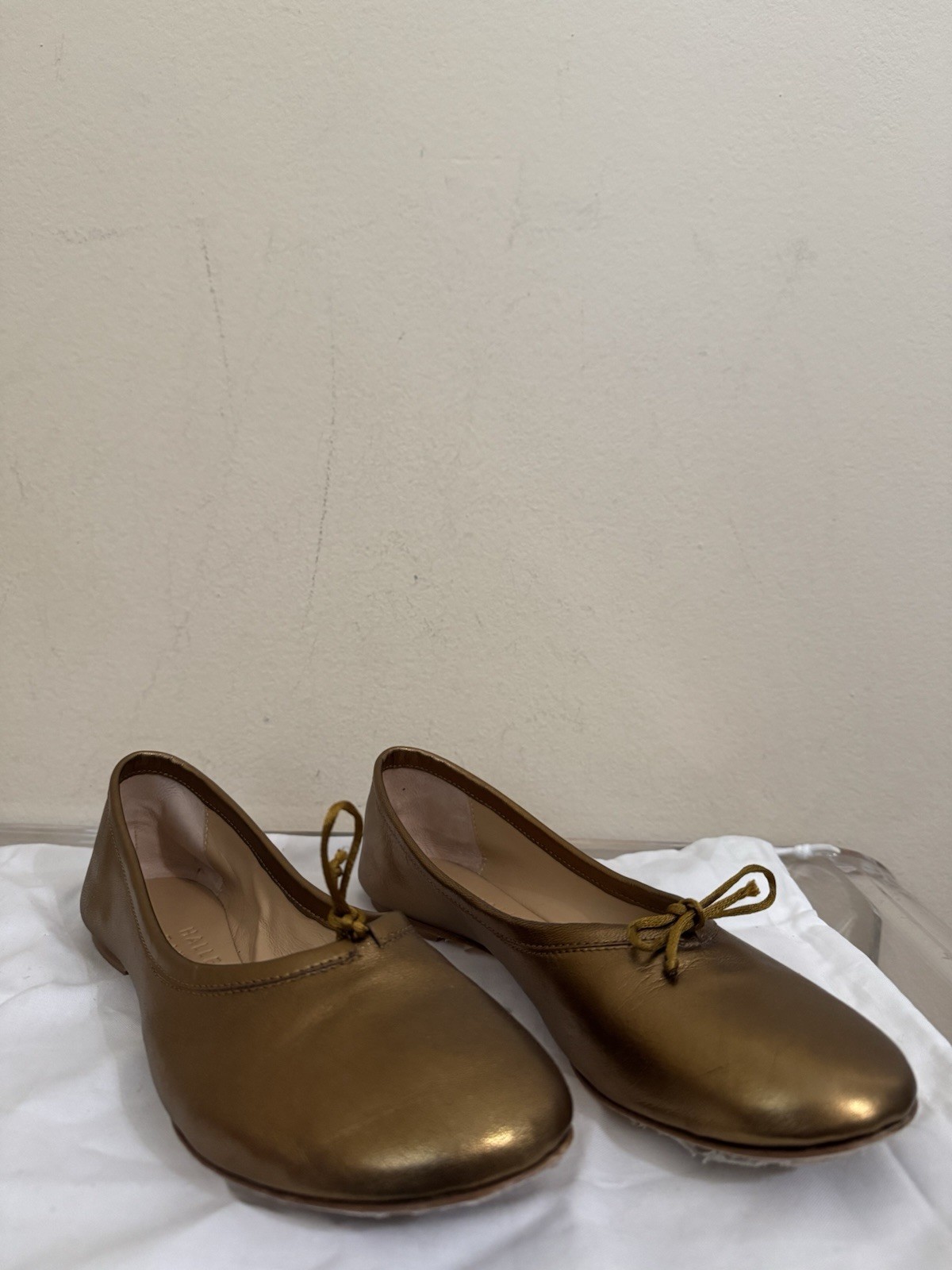 Jamie Haller Ballet Slipper Shoes Bronze Size 39