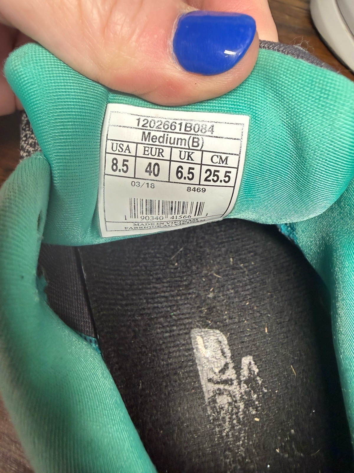 Brooks Launch 5 Women’s Running Shoes Gray Teal Size 8.5