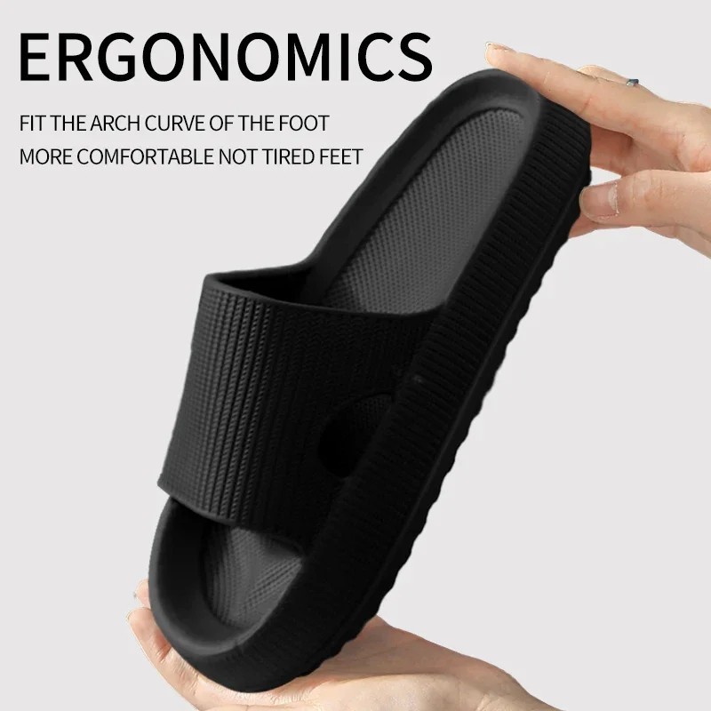 Cozy Pillow Slides Anti-Slip Sandals Ultra Soft Slippers Cloud Home Outdoor Shoe