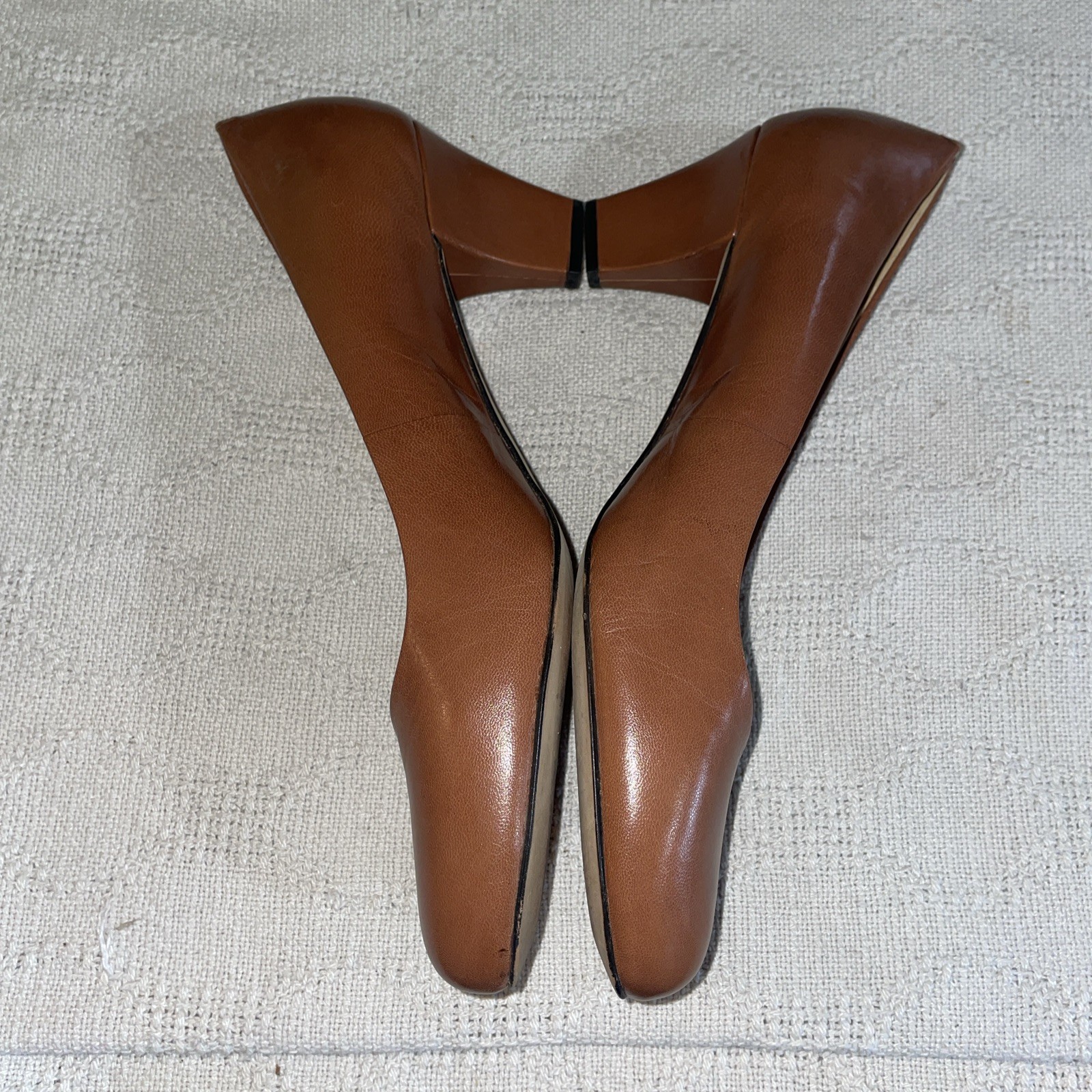 Trotters Women’s Dress Pumps Size 12 M Brown Leather Business Formal