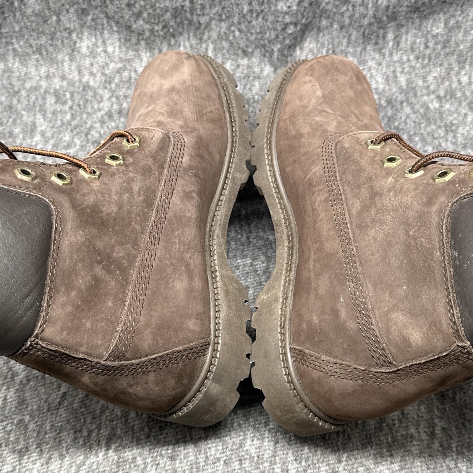 Timberland 6 Inch Premium Waterproof Boot Womens 8 Brown Nubuck New No Box