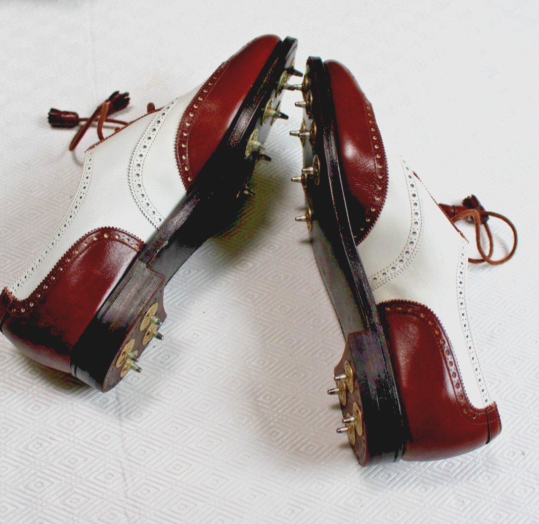 Harlestone Crockett &Jones Vintage Golf Shoes made in England Women’s US 9 B