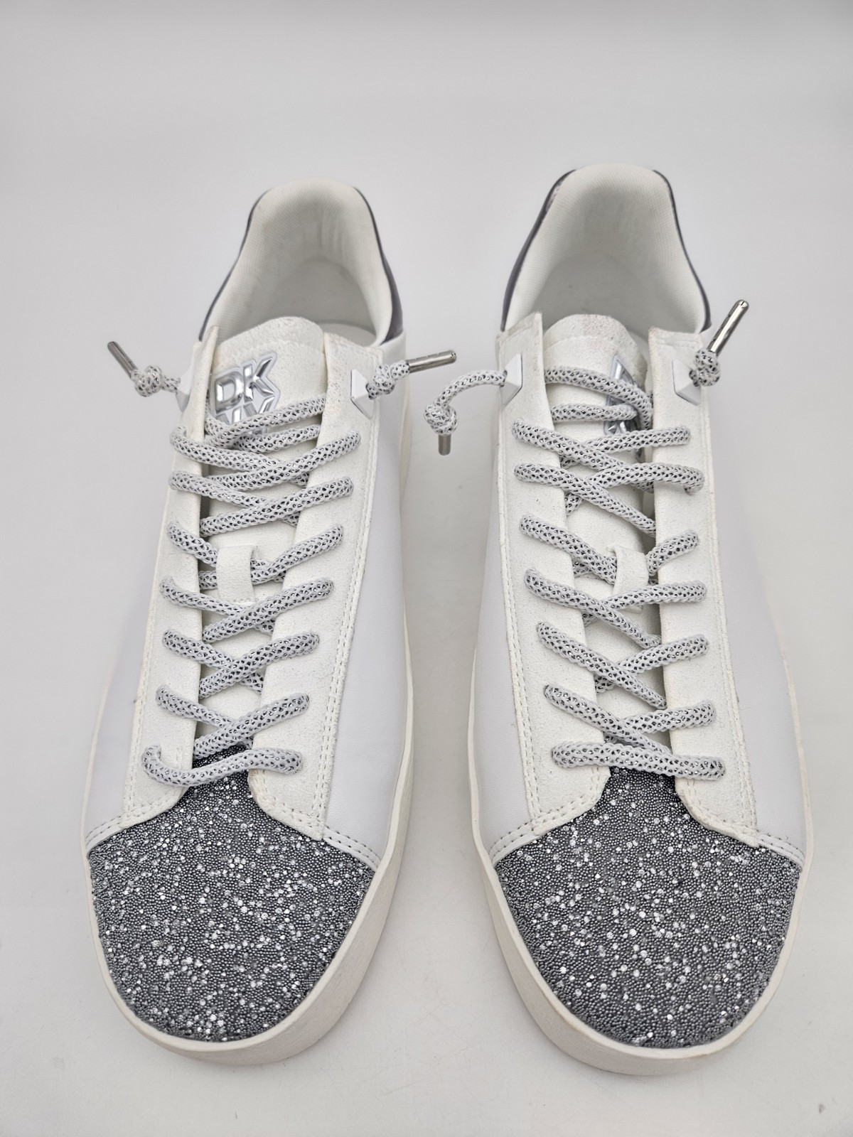 DKNY Ginali Metallic Cap Toe Sneaker Womens 10M