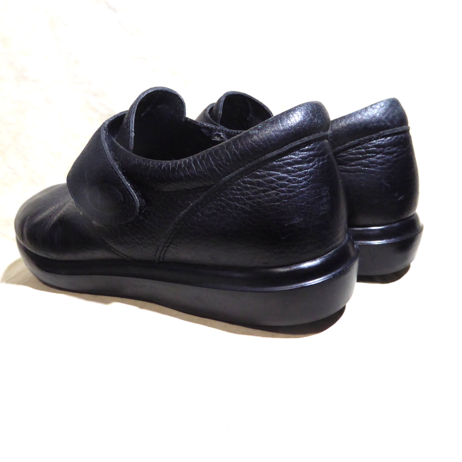 🩰 Propet Monk Strap Slip-On Comfort Loafers sz 9 M Rich Black Leather
