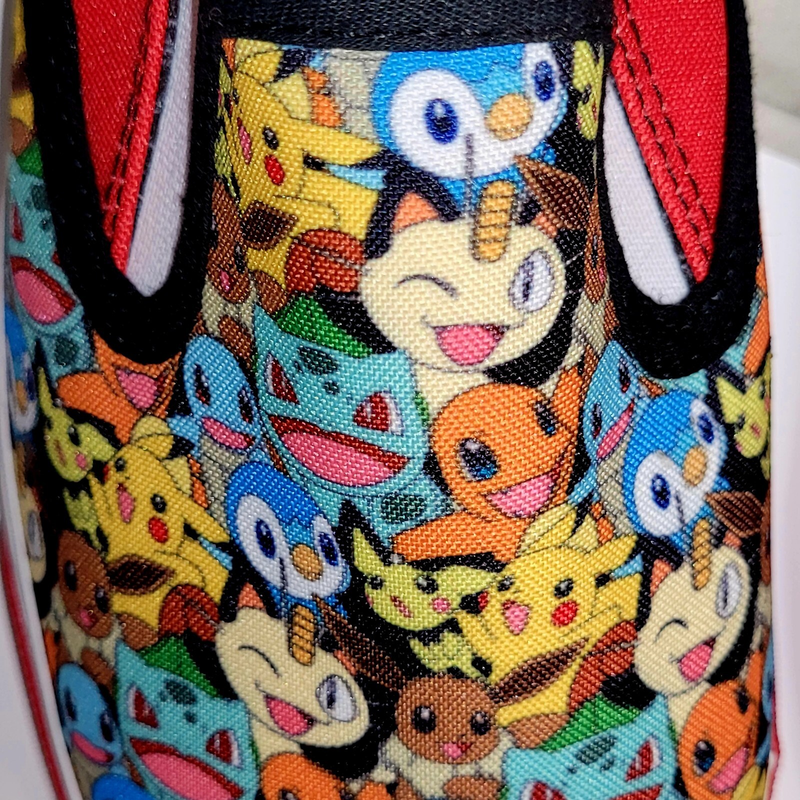 Pokemon Creatures Ground Up Slip On Canvas Loafer Sneaker Shoes Wms 8US 38.5EU