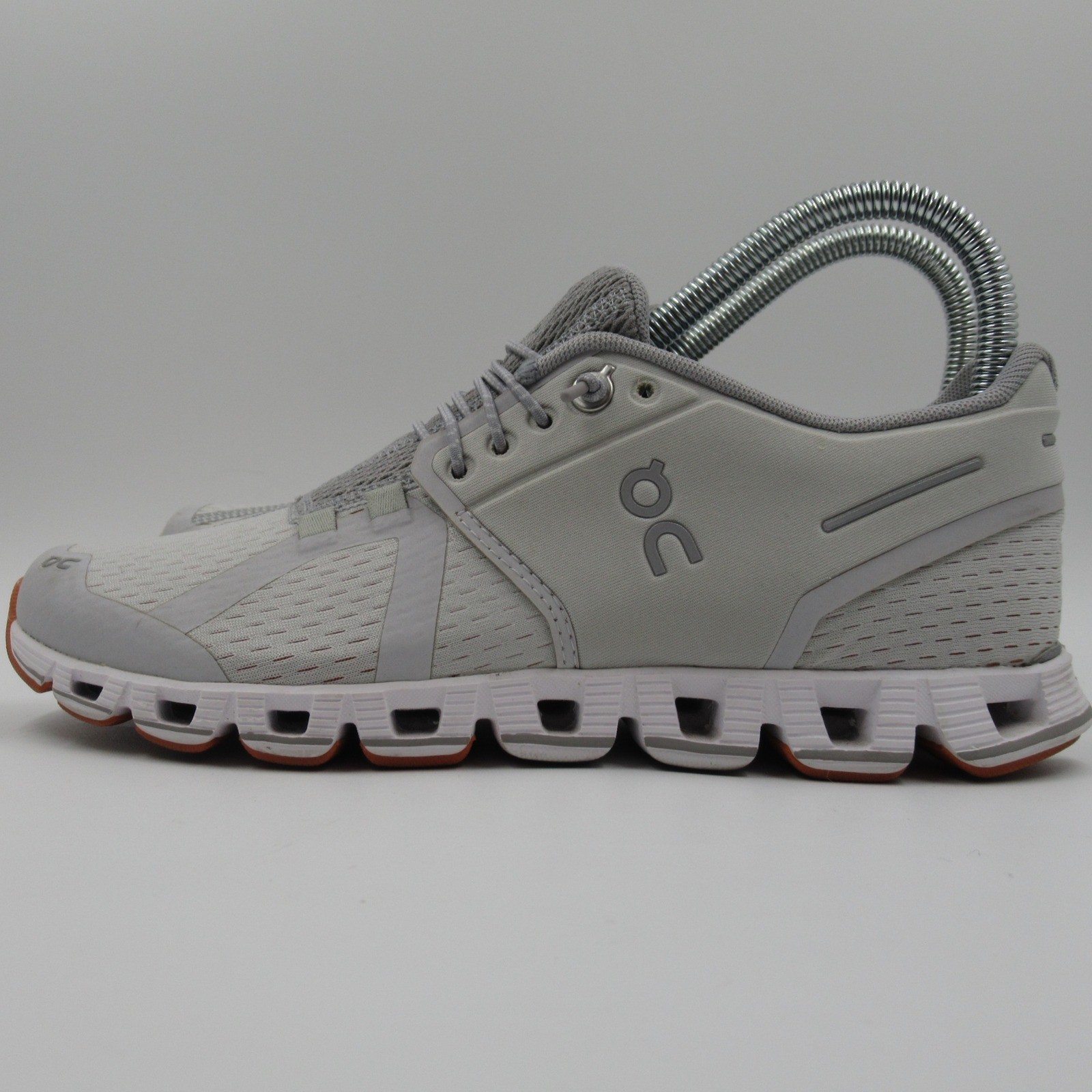 On Cloud CloudTec Running Shoes Womens 6 Grey Orange Low Top Sneakers 19.99194