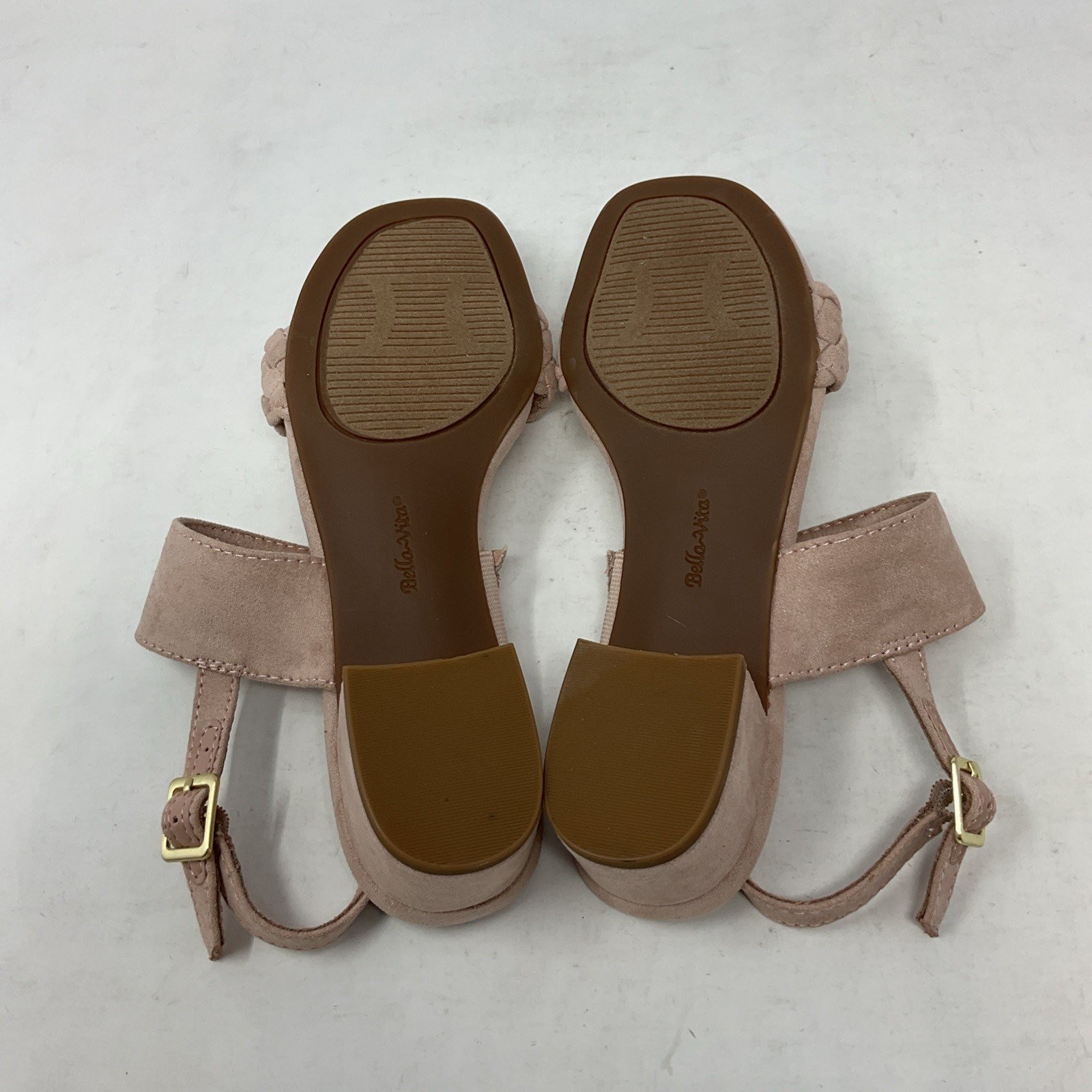 Bella Vita Ellison Heeled Sandal Blush Super Suede Women’s Size 5.5M