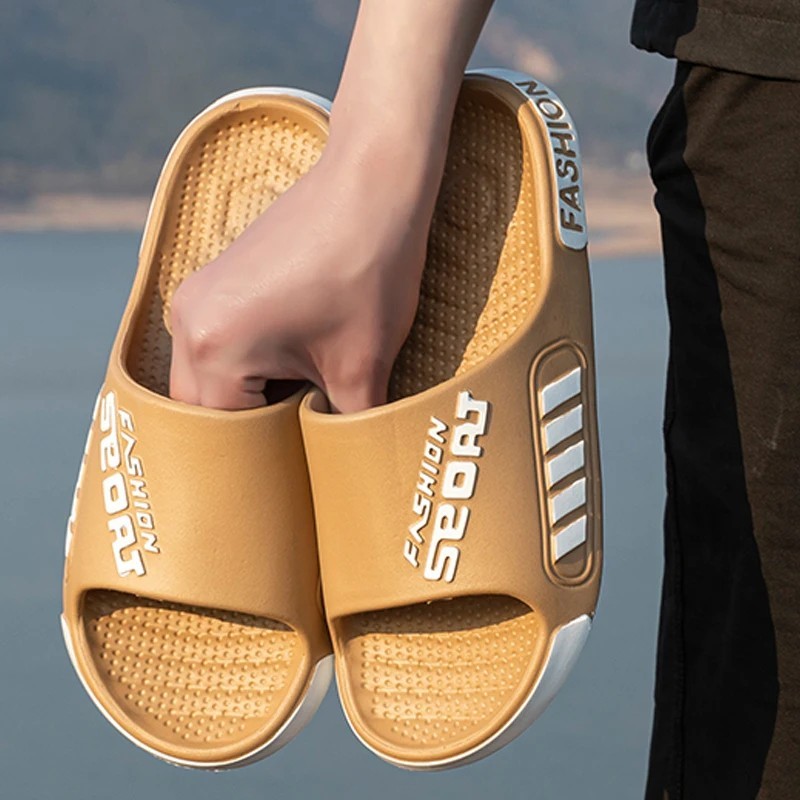Men Women Slides Slippers Indoor Outdoor Sandals Shoes Flip Flops Home Gym Gift