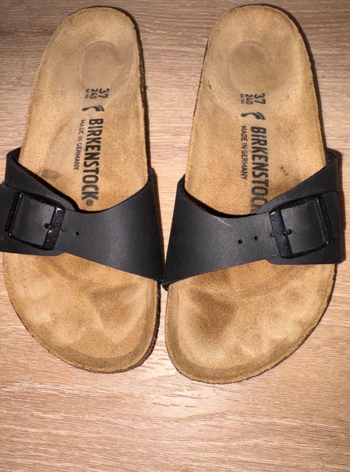 Birkenstock Madrid Shoes Womens Size 6 Slip On Sandals Comfort Cork Footbed