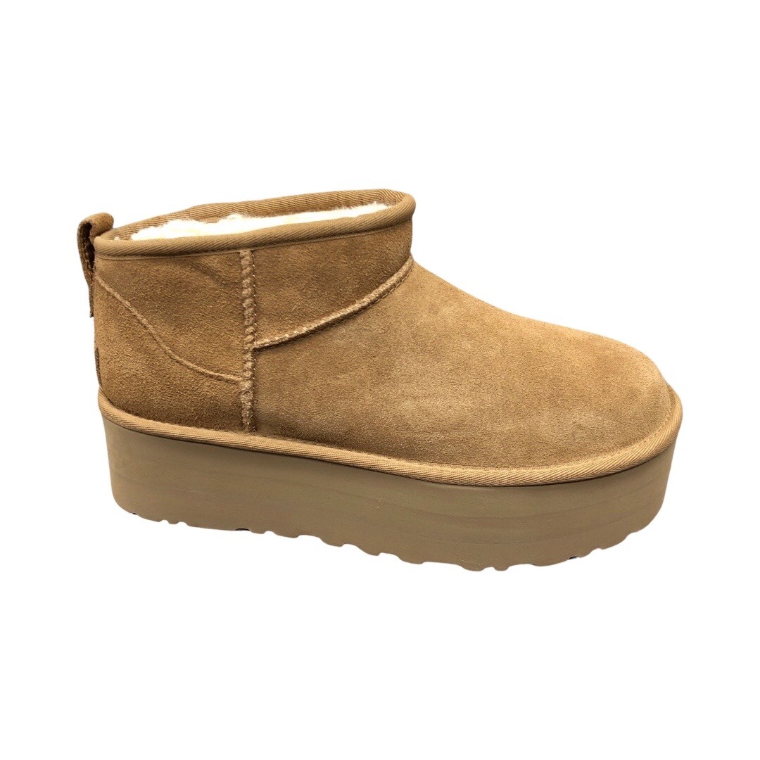 UGG Women’s Classic Ultra Mini Platform Chestnut Boots 1135092