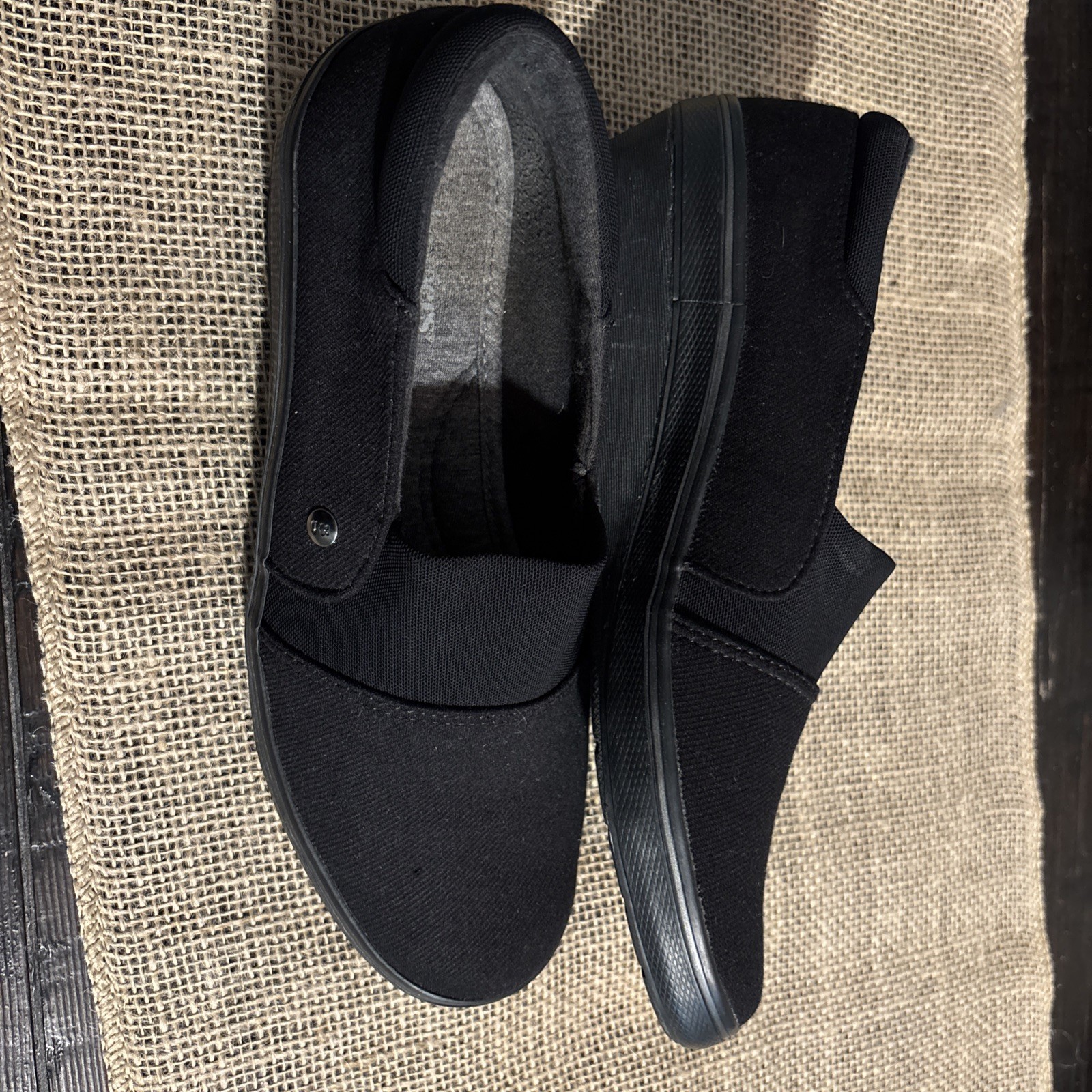 Keds Grasshoppers Black Mesh Slip On Comfort Casual Shoes – Women’s Size 6.5 M