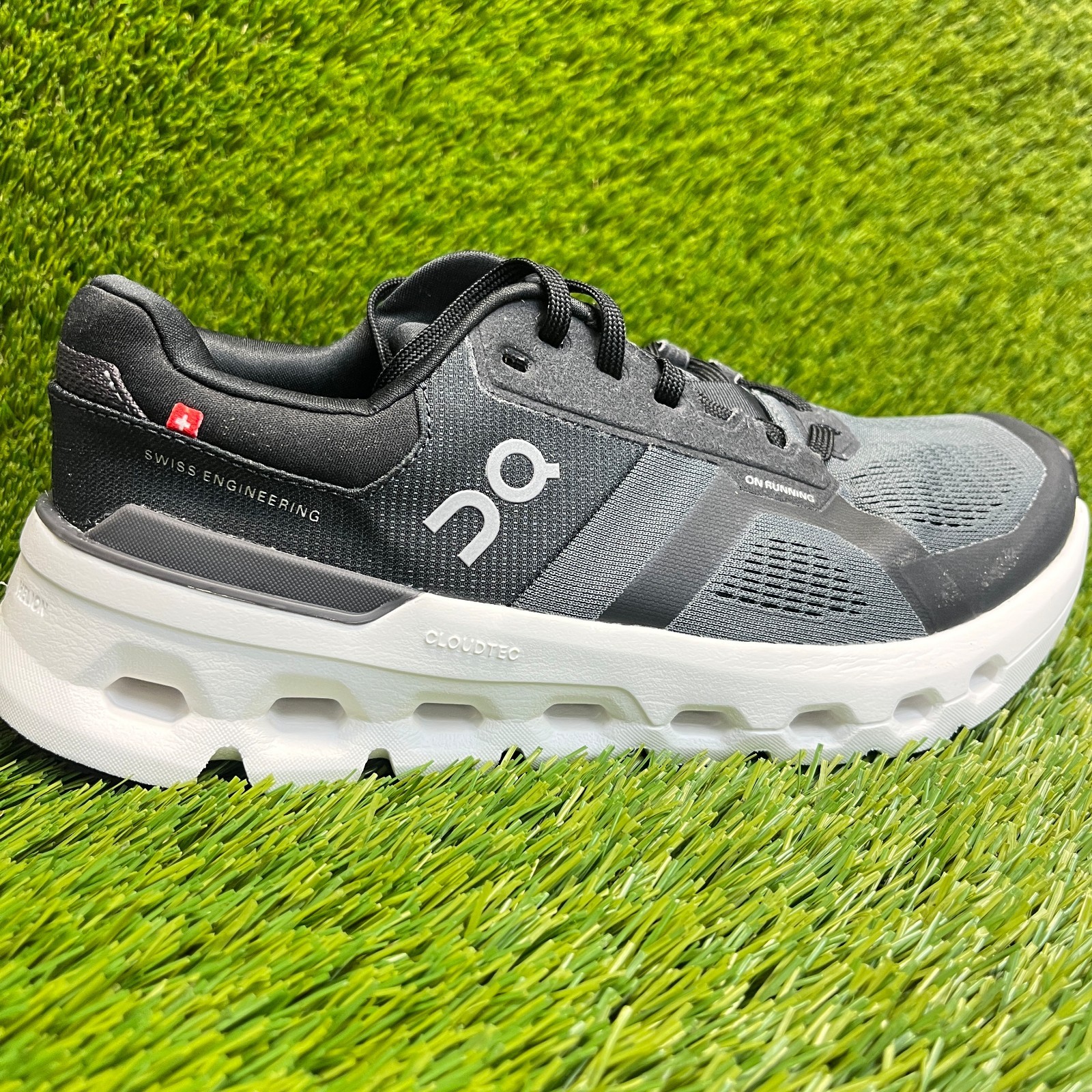 On Cloudrunner 2 Womens Size 8 Eclipse Black Athletic Running Shoes Sneakers