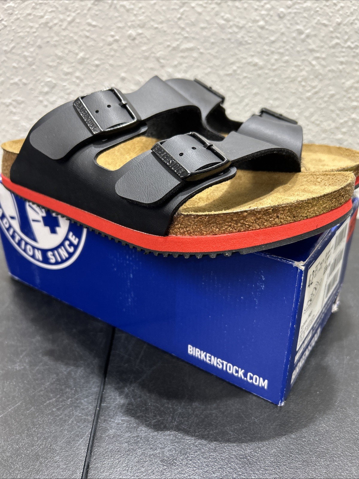Birkenstock Arizona Prof Black EU 42 US W11 M9