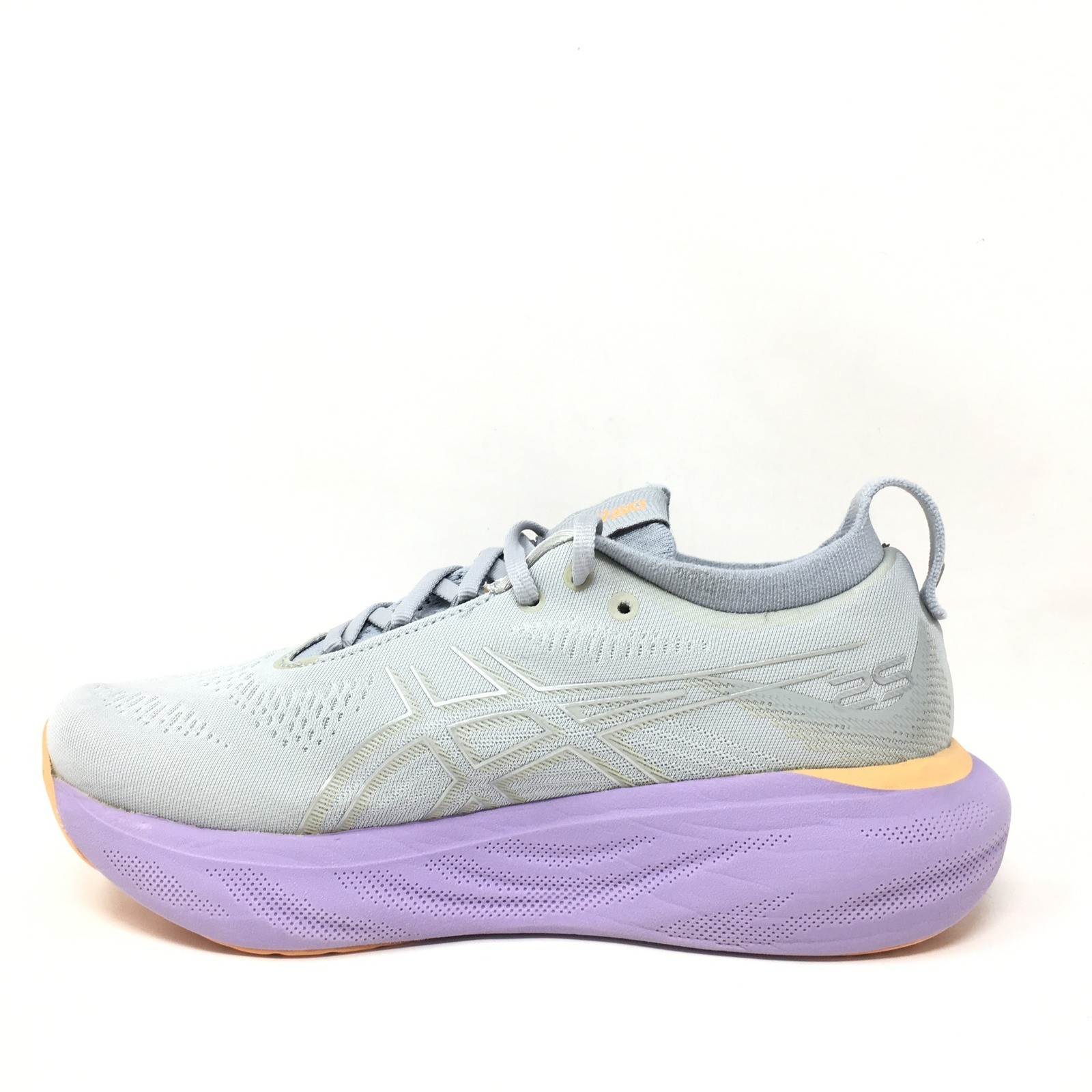 Asics Gel-Nimbus 25 Running Shoes Sneakers Womens Size 7 Piedmont Gray Purple