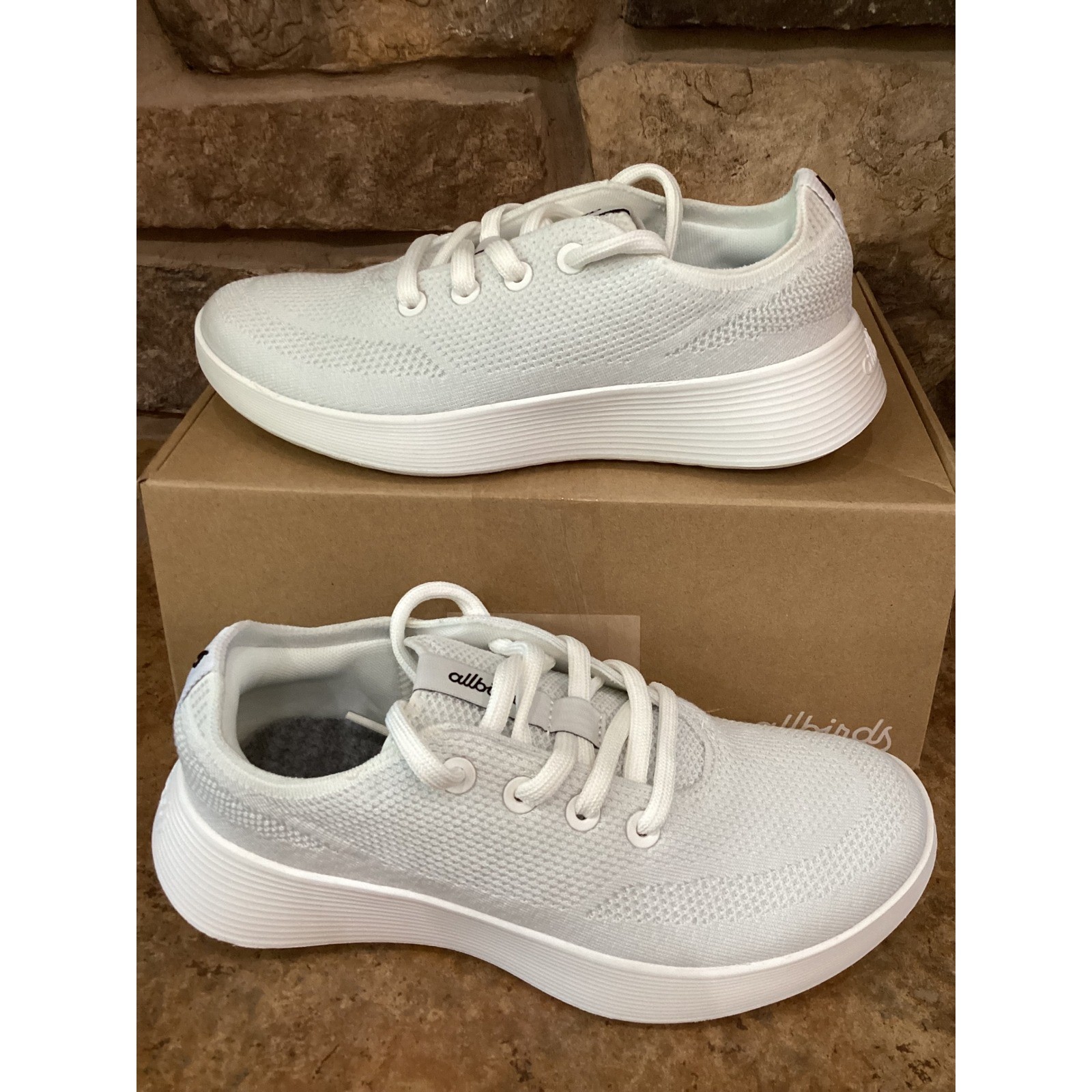 Allbirds Tree Runner Go Blizzard White Womens 7.5 Sneakers A10646W075 New