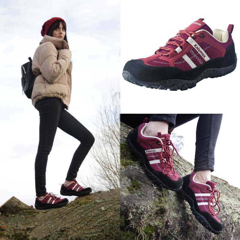 Knixmax Womens Hiking Shoes Non-Slip Climbing Trekking Sneakers Summer Hiker Sho