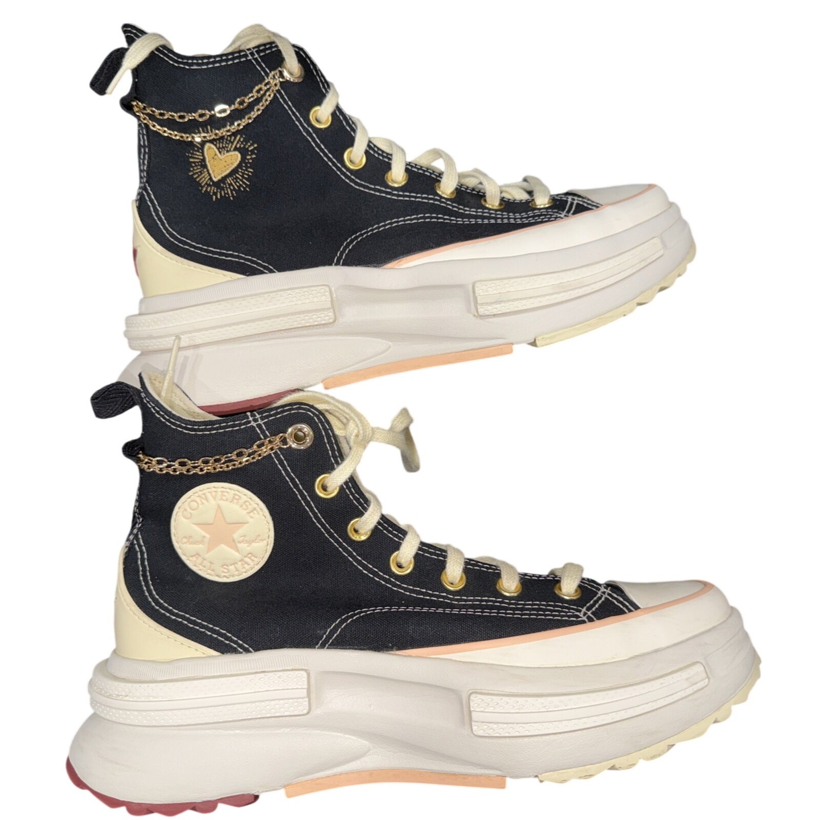 Converse Run Star Legacy CX Valentine Gold Chain Platform W9 M7.5 A05137C