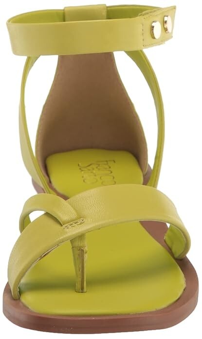 Franco Sarto Z2990* Pear Green Leather Parker Ankle Strap Sandal Size 10 M