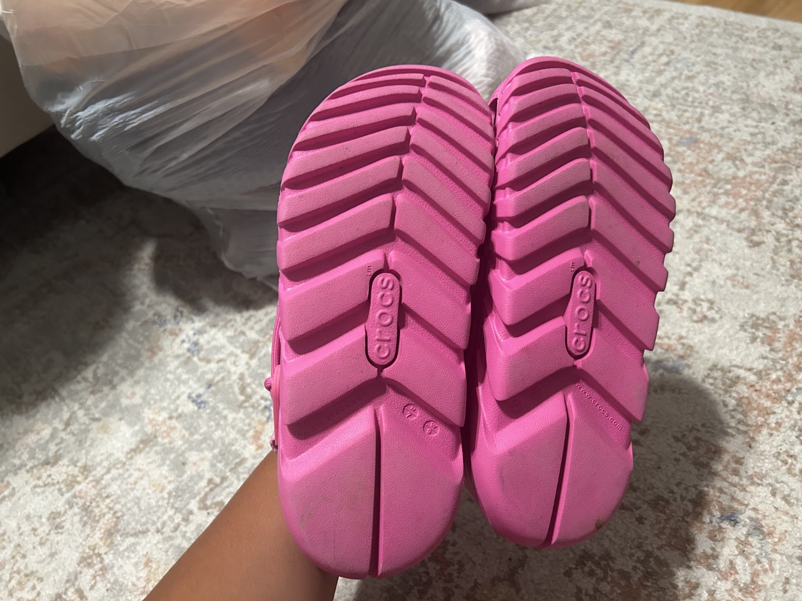 Crocs x Post Malone Duet Max Clog II Pink Limited Edition Clogs W9/M7 NWT